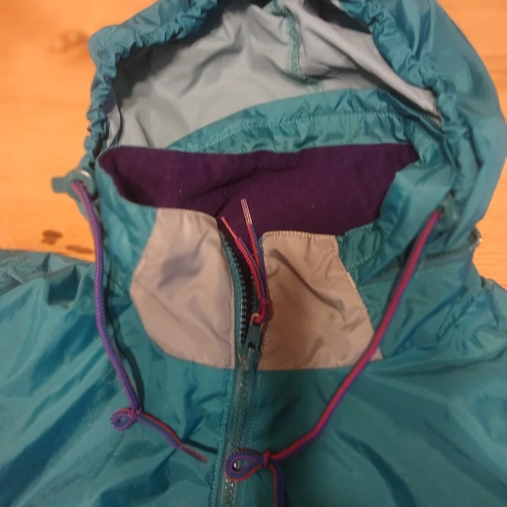 Columbia Blue and Purple Windbreaker Jacket
